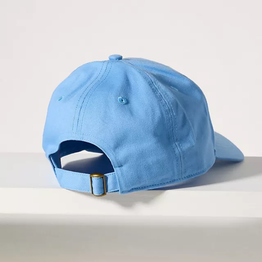 Anthropologie Coney Island Picnic Script Baseball Cap NWT - Picture 2 of 8